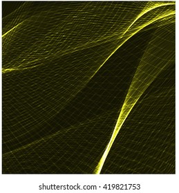 Waves abstract background