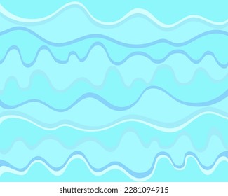 Waves. Abstract Background blue wavy. 