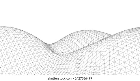 
waves abstract graphics 3d illustration