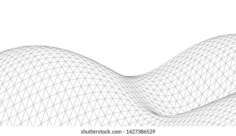 
waves abstract graphics 3d illustration