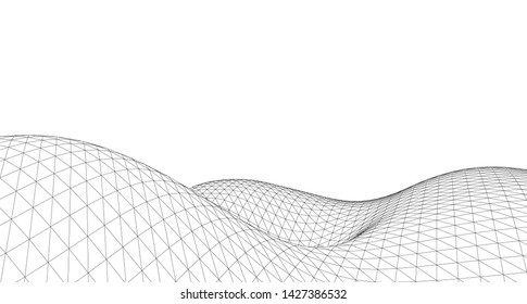 
waves abstract graphics 3d illustration