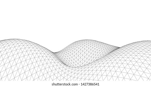 
waves abstract graphics 3d illustration