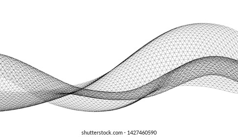 
waves abstract graphics 3d illustration