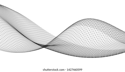 
waves abstract graphics 3d illustration