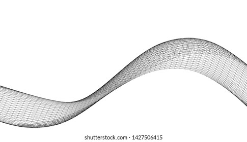 
waves abstract graphics 3d illustration