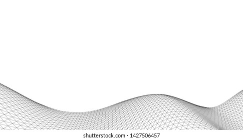 
waves abstract graphics 3d illustration
