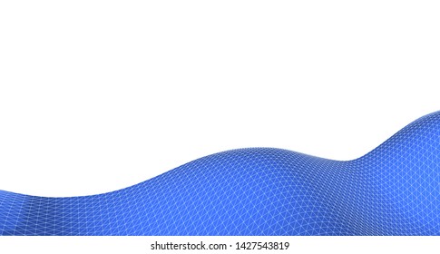 
waves abstract graphics 3d illustration