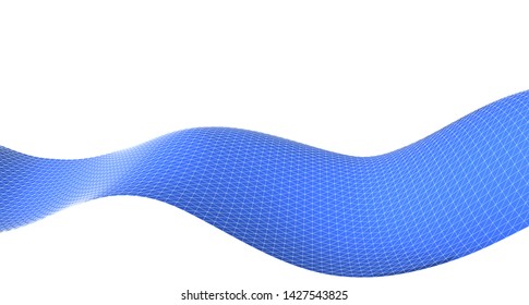 
waves abstract graphics 3d illustration