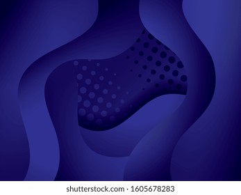 waves background blue color icon vector illustration design