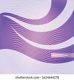 waves background, geometric figures on white background vector illustration design