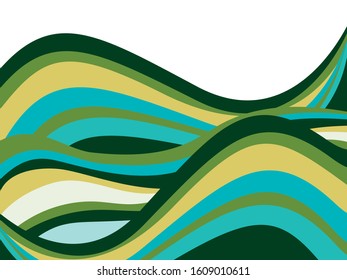 Сolor waves in 
background graphic