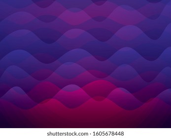 waves background pink and purple colors vector illustration design