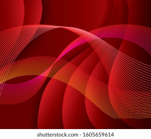 waves background red color icon vector illustration design