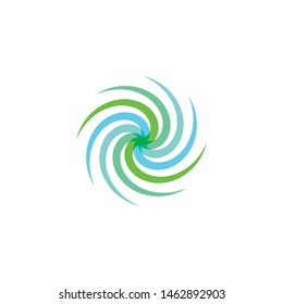 Waves beach blue logo and symbols template icons app
