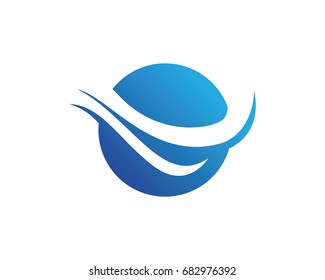 Waves Beach Logo Symbols Stock Vector (Royalty Free) 682976392 ...