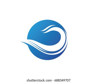 Waves Beach Logo Symbols Stock Vector (Royalty Free) 688349707 ...