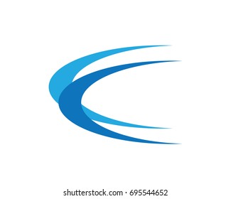 Waves beach logo and symbols
