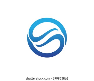 Waves beach logo and symbols
