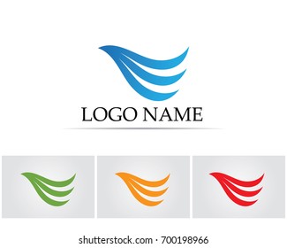 Waves beach logo and symbols
