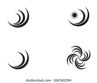 Waves beach logo and symbols template icons app