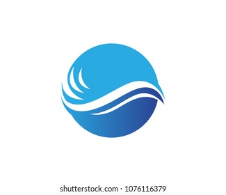 Waves beach logo and symbols template icons app