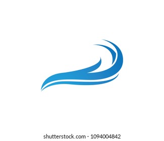 Waves beach logo and symbols template icons app
