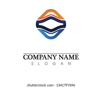 Waves beach logo and symbols template icons app