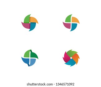 Waves beach logo and symbols template icons app