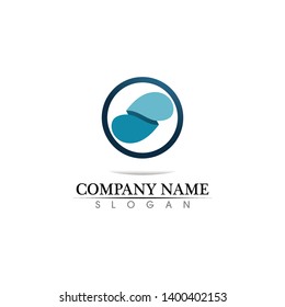 Waves beach logo and symbols template icons app
