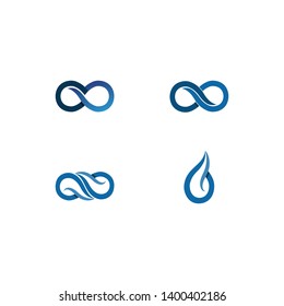 Waves beach logo and symbols template icons app
