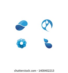 Waves beach logo and symbols template icons app
