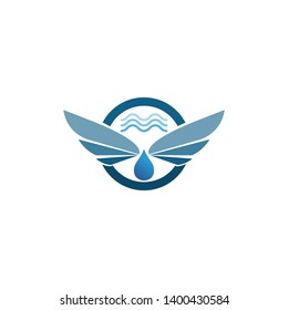 Waves beach logo and symbols template icons app
