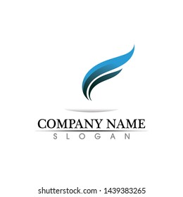 Waves beach logo and symbols template icons