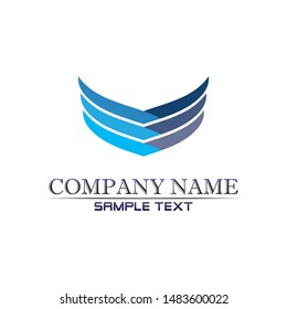 Waves beach logo and symbols template icons app
