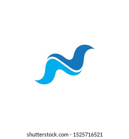 Waves beach logo and symbols template icons app