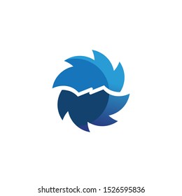 Waves beach logo and symbols template icons app