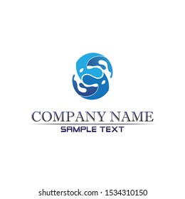 Waves beach logo and symbols template icons app