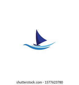 Waves beach logo and symbols template icons app