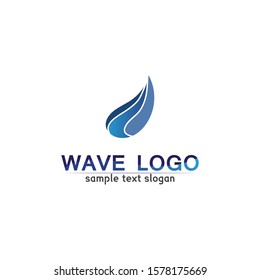 Waves beach logo and symbols template icons app
