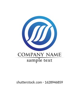 Waves beach logo and symbols template icons app
