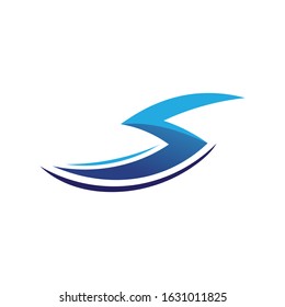Waves beach logo and symbols template icons app
