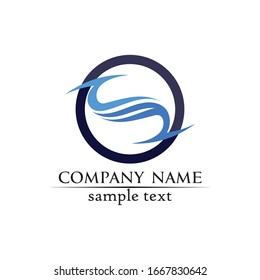 Waves beach logo and symbols template icons app