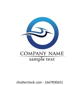 Waves beach logo and symbols template icons app