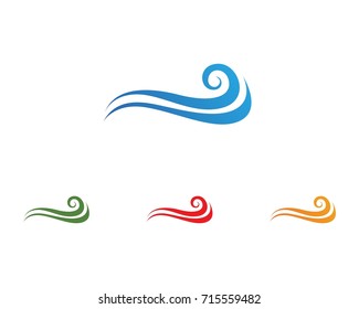 Waves beach logo and symbols template icons app
