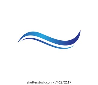 Waves beach logo and symbols template icons app
