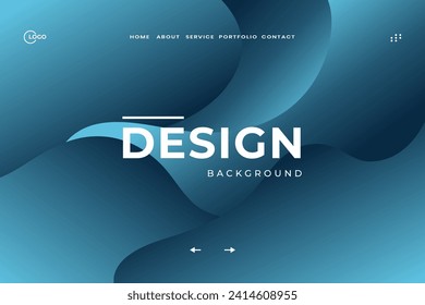 Waves Blue Abstract Background perfect for creating a dynamic and modern look on your website that will grab attention instantly