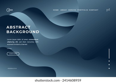 Waves Blue Abstract Background perfect for creating a dynamic and modern look on your website that will grab attention instantly