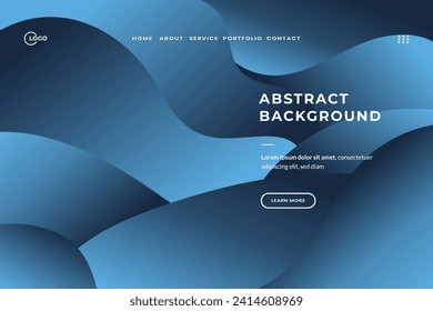 Waves Blue Abstract Background perfect for creating a dynamic and modern look on your website that will grab attention instantly