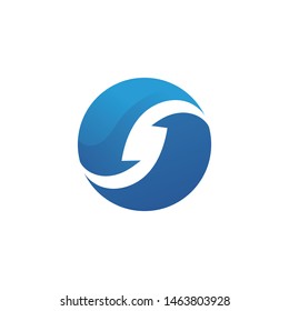 Waves blue beach logo and symbols template icons app design
