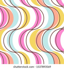 Waves of Color Background Template